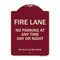 Signmission Wisconsin Fire Lane No Parking Anytime Day or Night Heavy-Gauge Alum Sign, 24" x 18", BU-1824-22702 A-DES-BU-1824-22702 - alternate 1